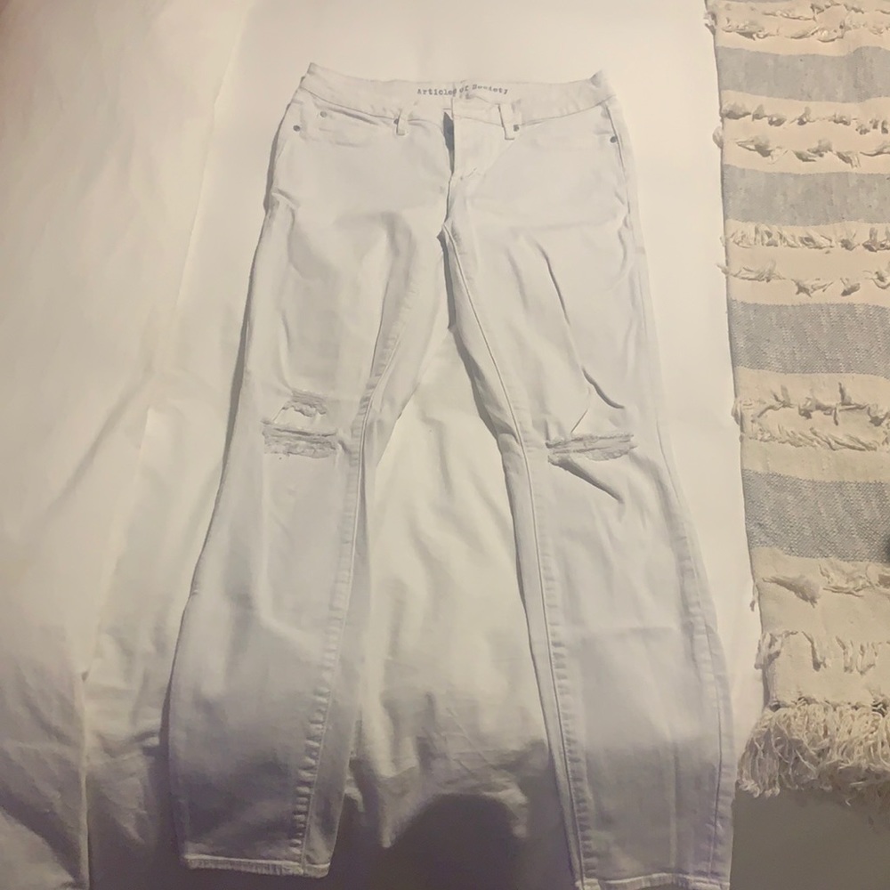 Articles of Society White Skinny Jeans